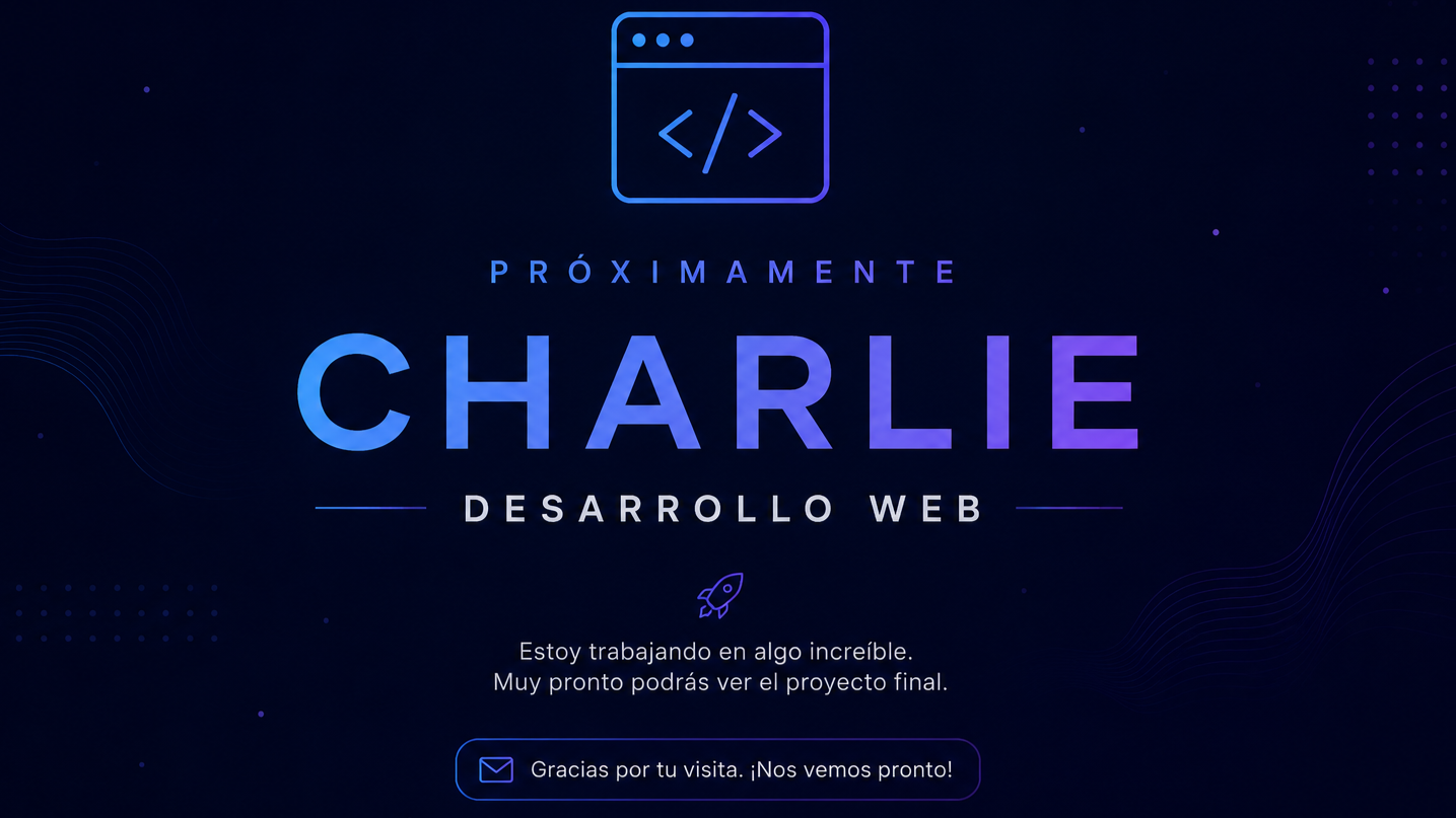 Charlie desarrollo web